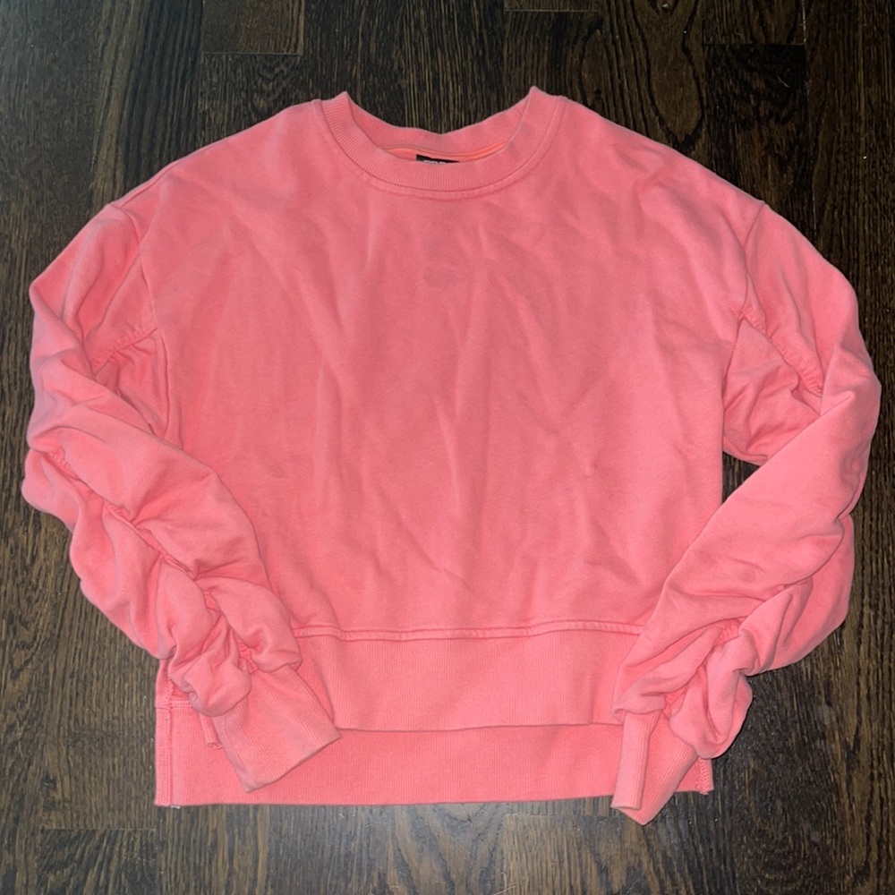 Peach Long Sleeve Crewneck